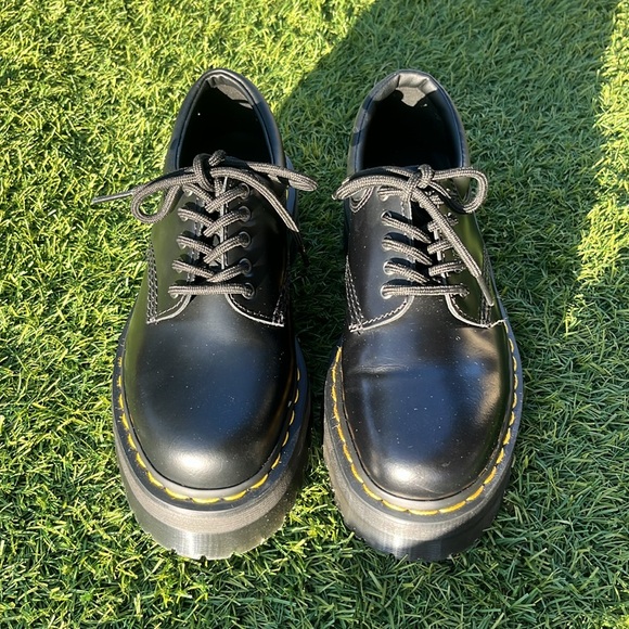 NWT! DR. MARTENS AUDRICK NAPPA LEATHER PLATFORM SHOES - Picture 11 of 13